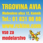 Trgovina za modelarje - Avia