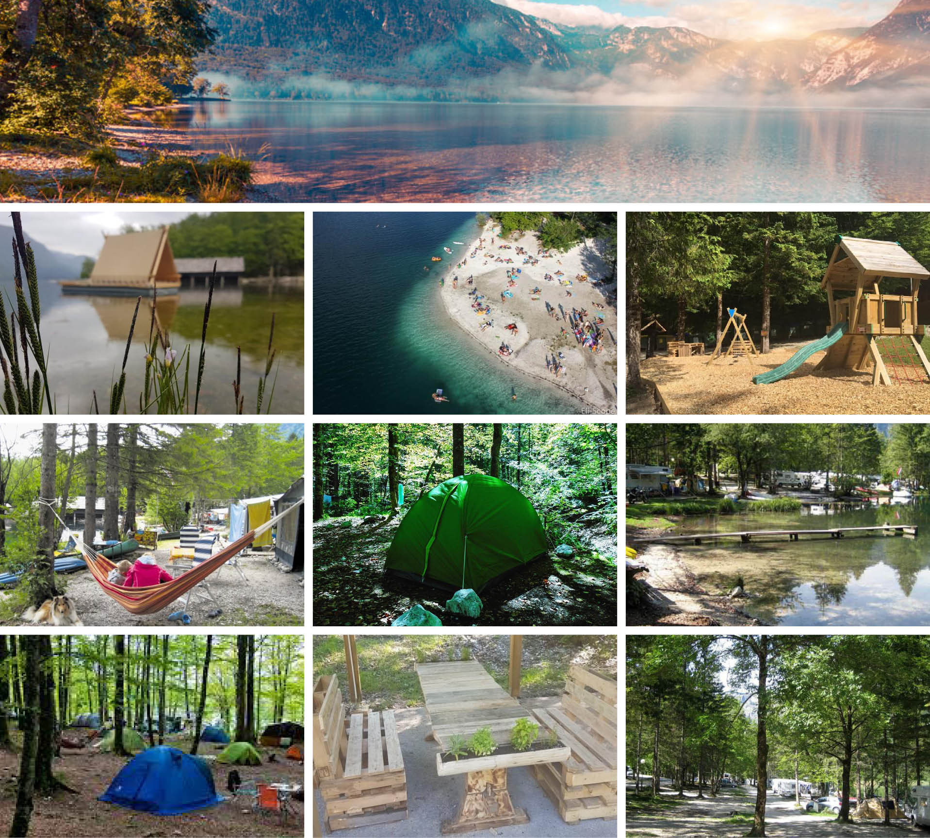 KAMP ZLATOROG BOHINJ GRID