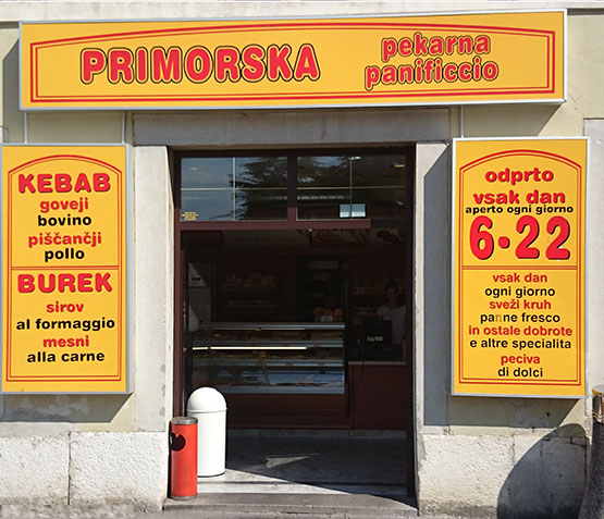 Primorska pekarna slika