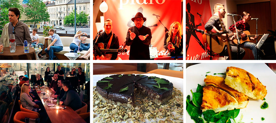 Caffe and restaurant Plato.