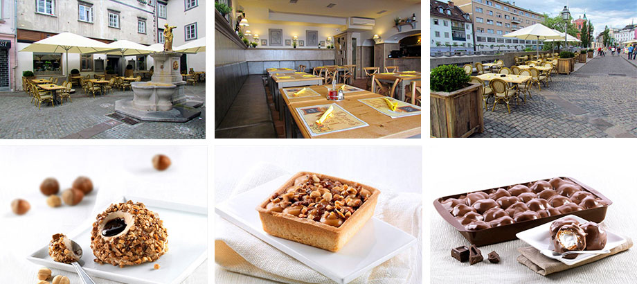 Restaurant Aroma in Ljubljana.