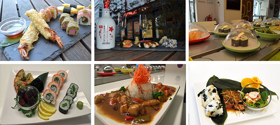 Sushi bar MoySushi in Ljubljana.